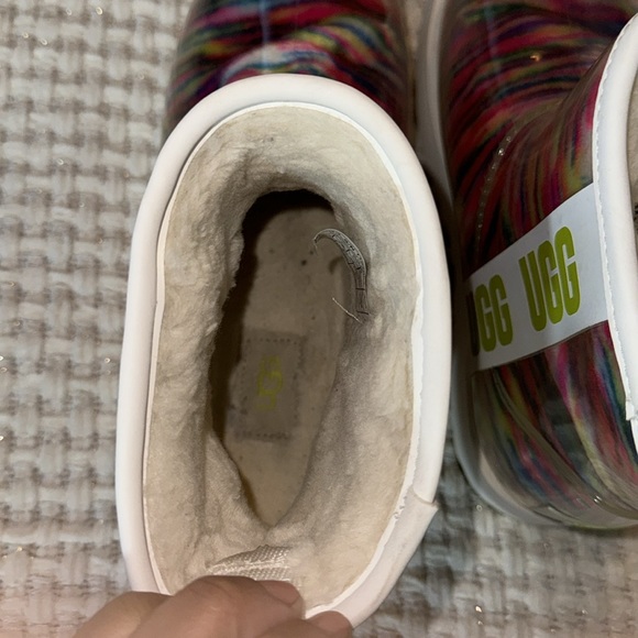 Ugg Clear Mini Pixelate (rainbow) Boots - Picture 8 of 12